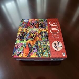 Dean Russo 9 Up of Dogs Jigsaw Puzzle Game Hasbro 300 piece